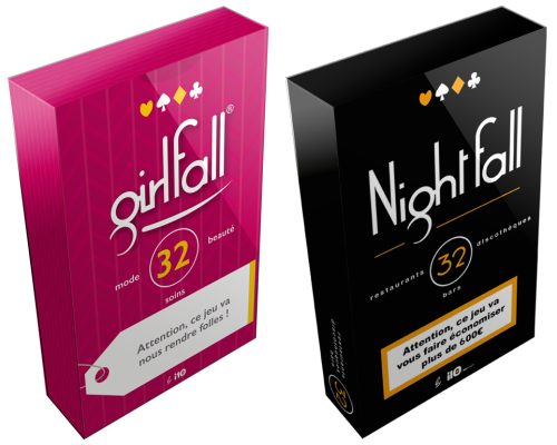 Jeux de cartes NightFall et GirlFall